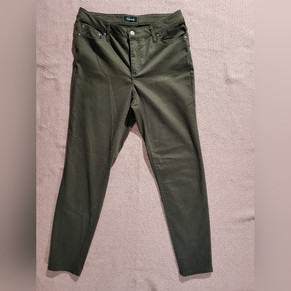 Tailor Made Women's High Rise Slim Straight Denim Jeans Size 10